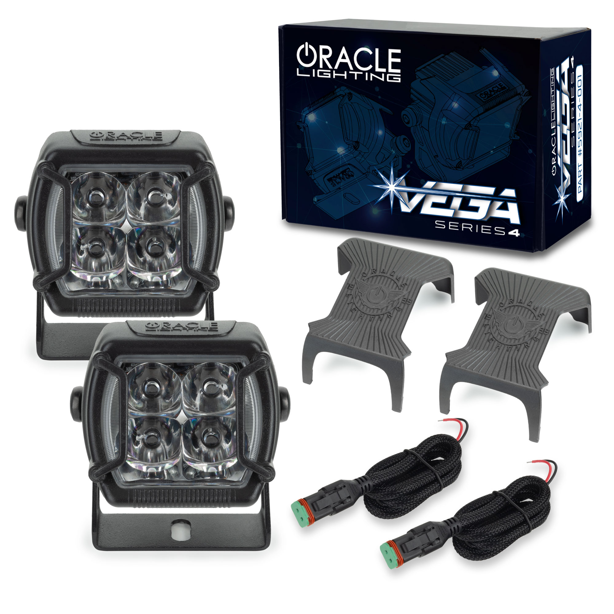 Oracle Lighting 5921-4-001 VEGA Series 4 LED Light Pod Spotlights